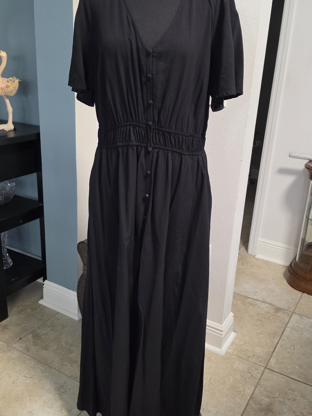 Torrid Sz 1 Black Maxi Dress